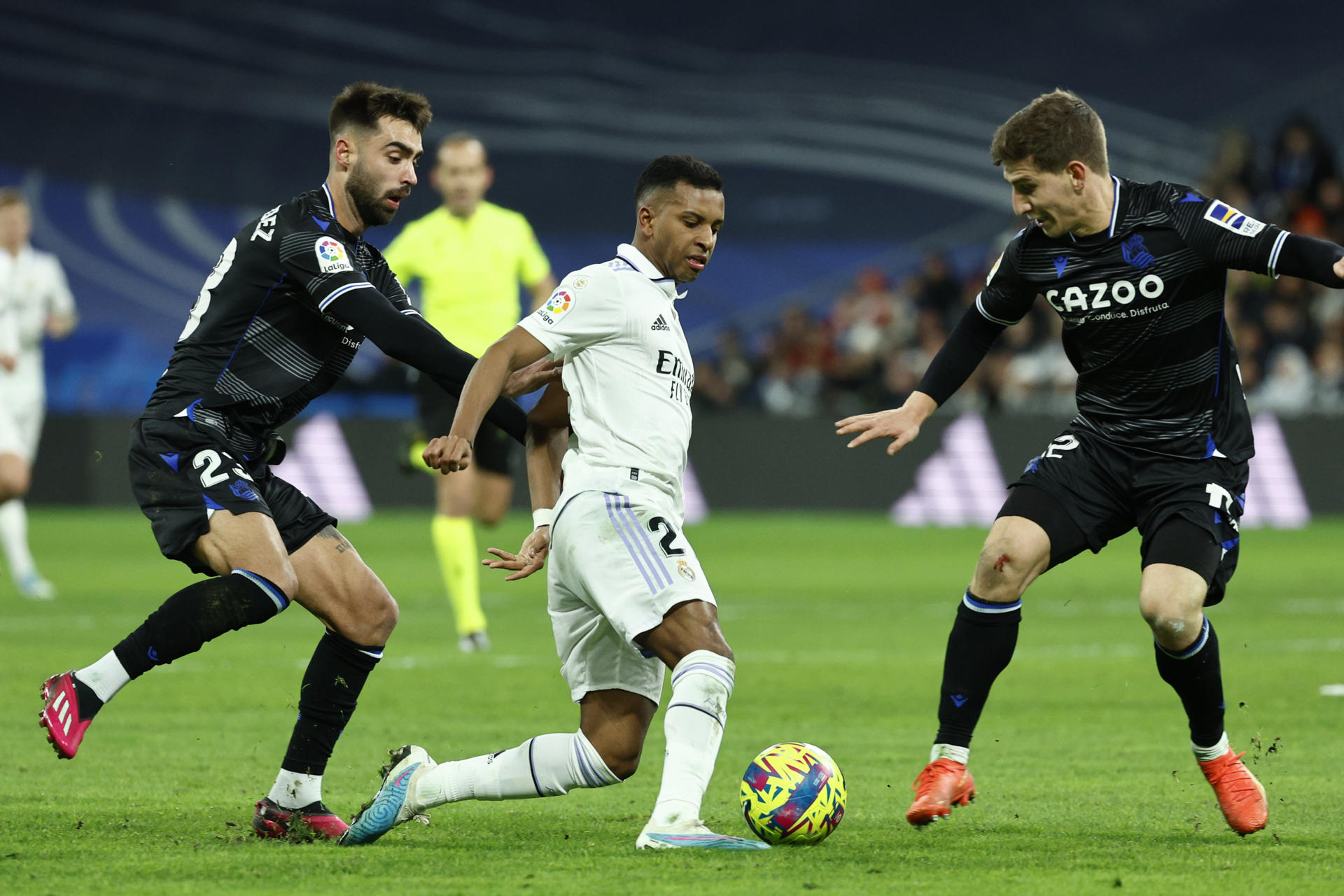 Rodrygo, ausência de última hora; Bellingham viaja para San Sebastián