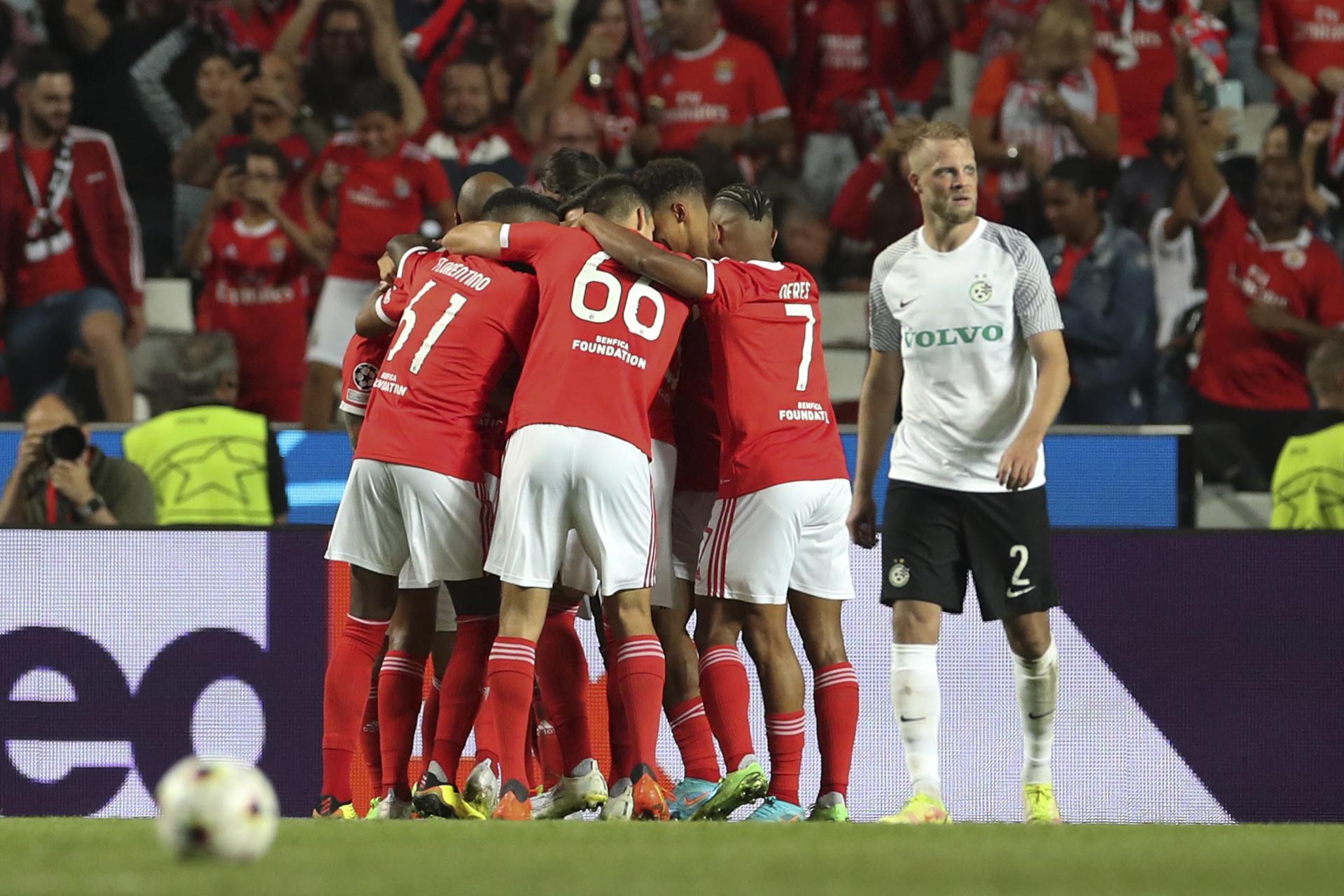 Champions League: escalações confirmadas de Benfica e Inter