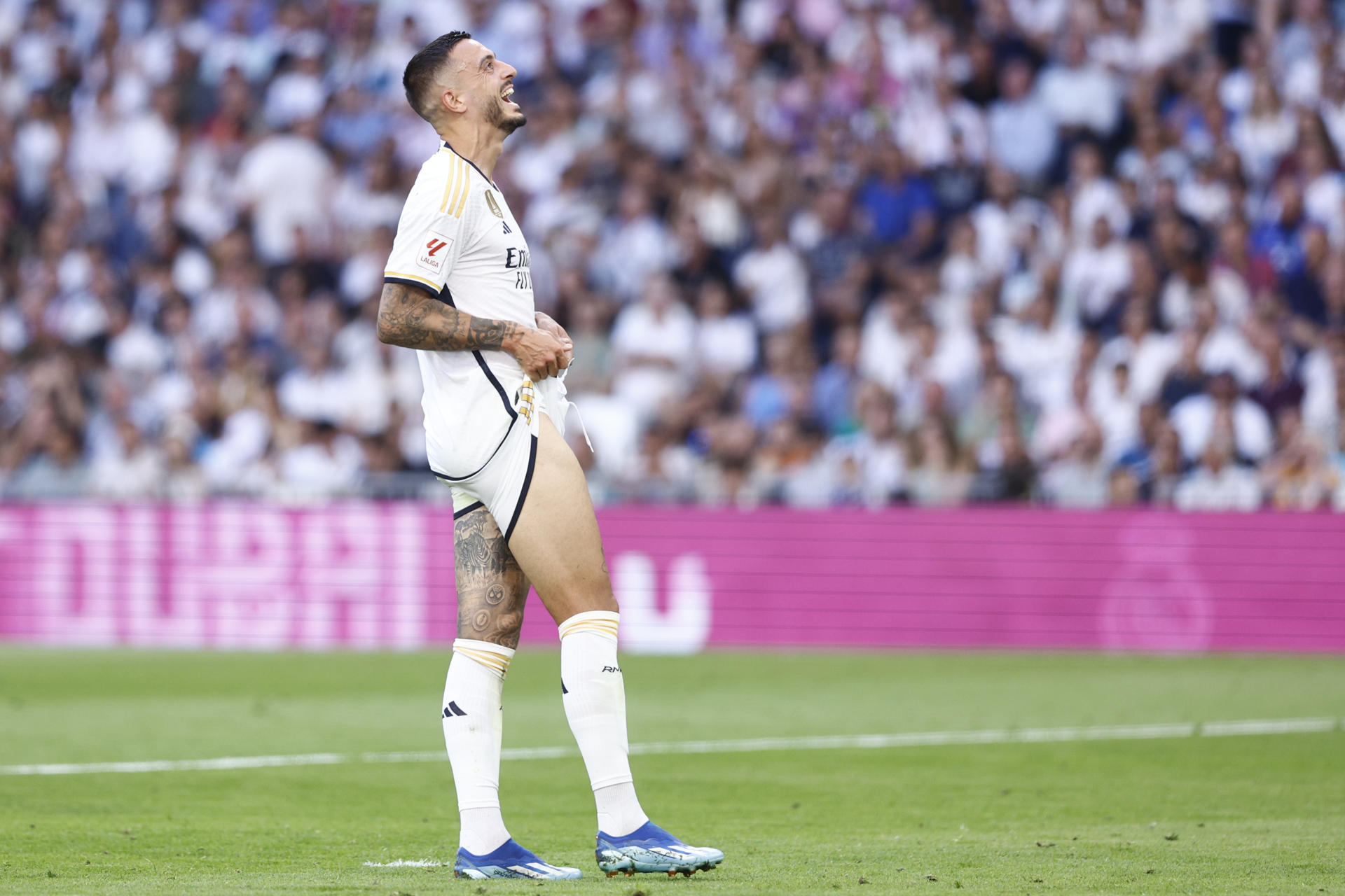 Joselu, desfalque de última hora para o Real Madrid