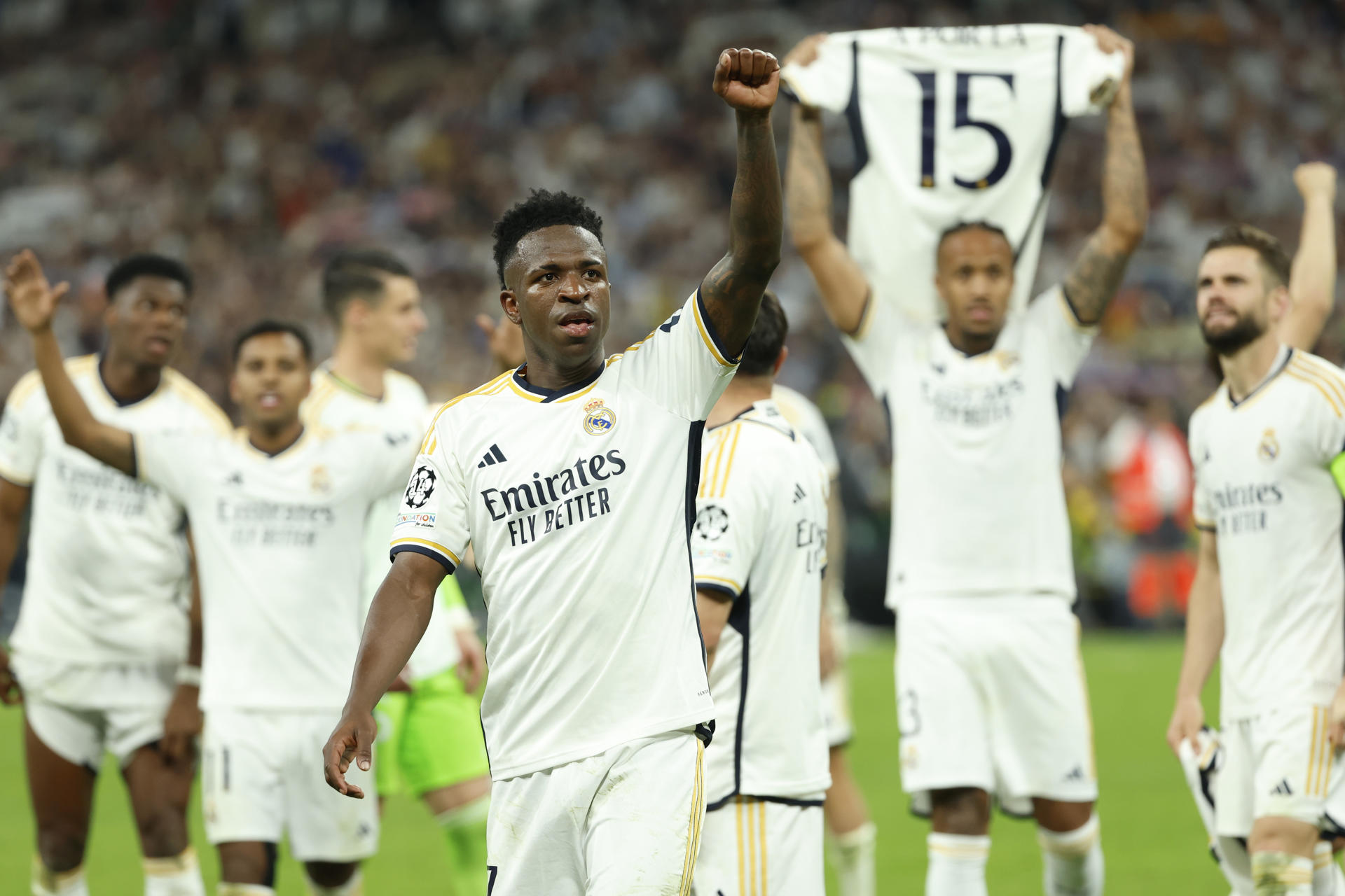 MVP Vinicius feels 'lucky' to wear Real Madrid shirt