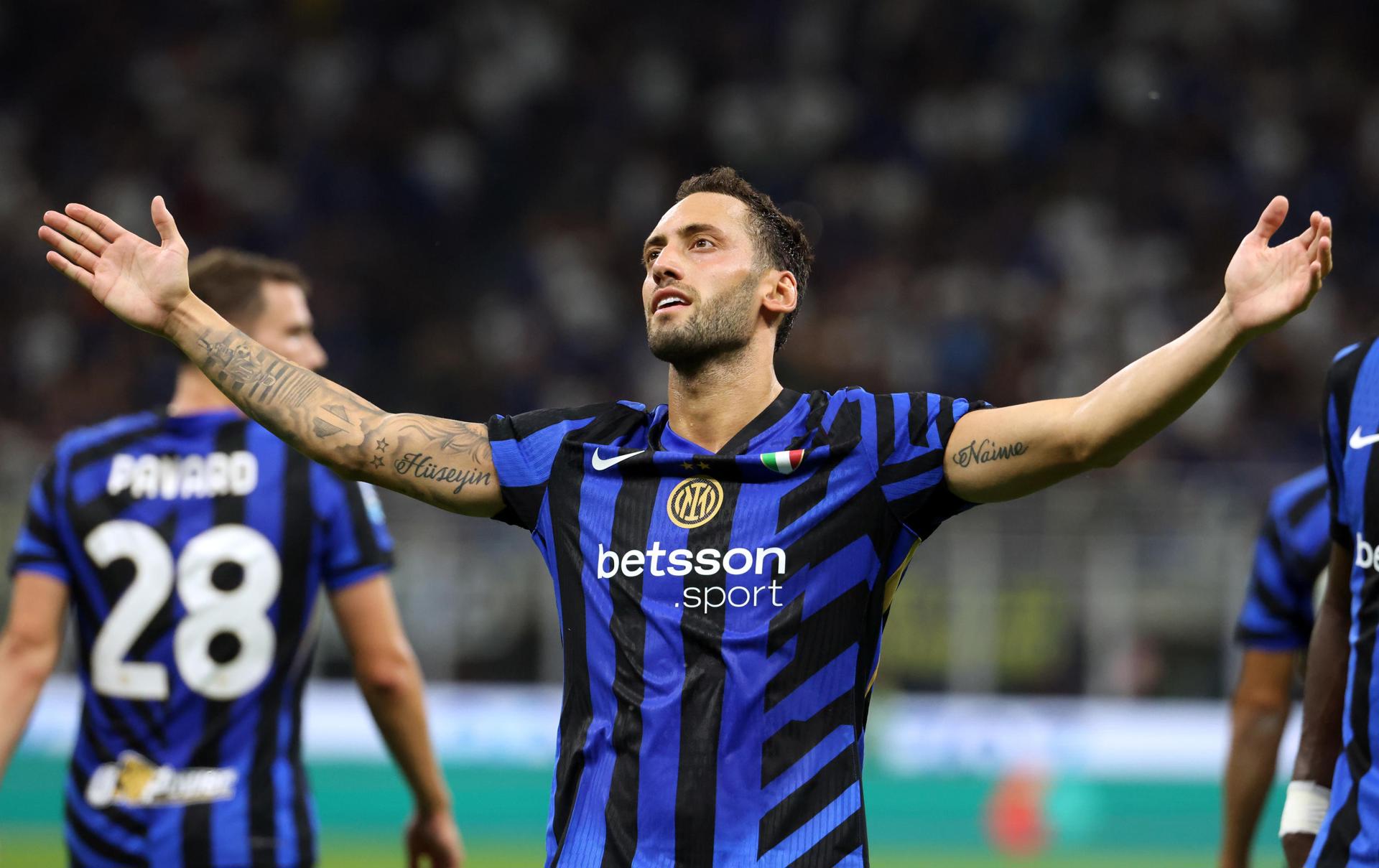 Calhanoglu risks harsh sanction for involvement with Inter 'ultra' fans