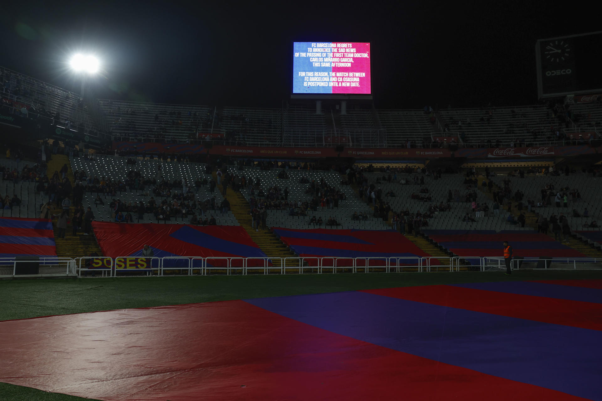 La RFEF ratifica que el Barça-Osasuna será el 27 de marzo