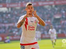 Aitor Ruibal marcó dos tantos. LaLiga