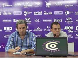 Alberto González destacó la entrega de los suyos ante el Alavés. RealJaen