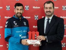 Alberto Jiménez espera conseguir la primera victoria fuera de casa. CDTenerife