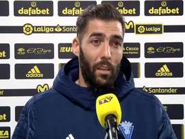 Perea analizó el empate contra el Levante. Captura/CadizCF