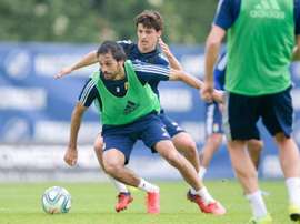 Arribas ve al equipo listo para la vuelta del fútbol. Twitter/RealOviedo