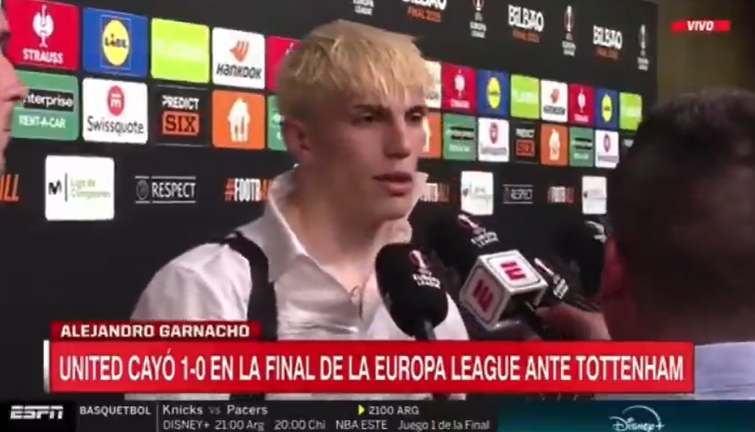 Garnacho avisa: podría irse tras la "temporada de mierd*" del United
