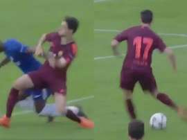 Marqués dio una lección de pillería. BeSoccer