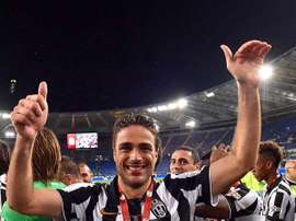 Alessandro Matri celebra un título con la Juventus. Twitter