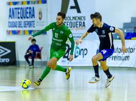 Álex Fuentes es optimista con el equipo. UMAAntequera