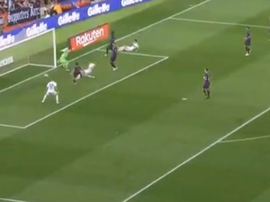 Alex Gallar scored Huesca's second. Captura
