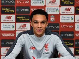 El Liverpool anunció orgulloso la renovación de Alexander-Arnold. Twitter/LFC