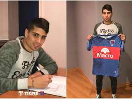 Niz reforzará la zaga de Tigre durante la próxima temporada. ClubAtleticoTigre