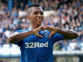 Morelos has been compared to Luis Suarez by manager Gerrard. TWITTER/ALFREDOMORELOS