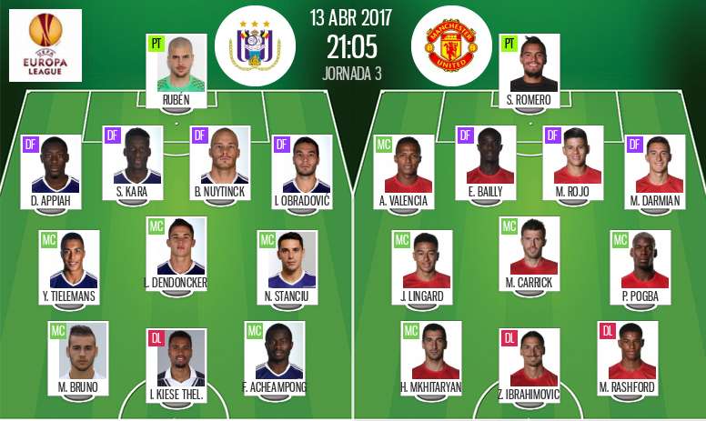 Live Anderlecht V Manchester United Besoccer