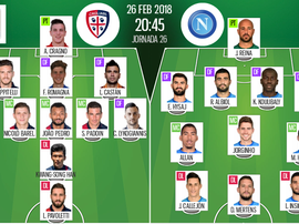 Os onzes destas duas equipes. BeSoccer