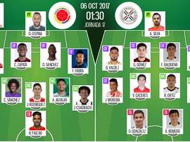 Colombia y Paraguay se juegan su clasificación al Mundial. BeSoccer
