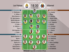 Alineaciones oficiales. BeSoccer