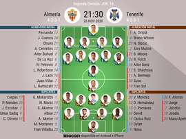 Sigue el directo del Almería-Tenerife. BeSoccer