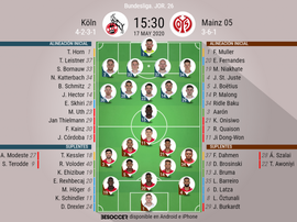 Köln-Mainz 05, en directo. BeSoccer