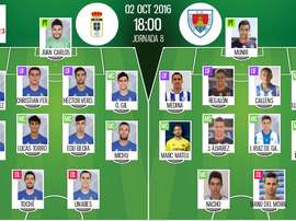 Los jugadores del Oviedo saludan a la afición que los ovaciona. RealOviedo