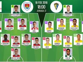 Alineaciones oficiales. BeSoccer