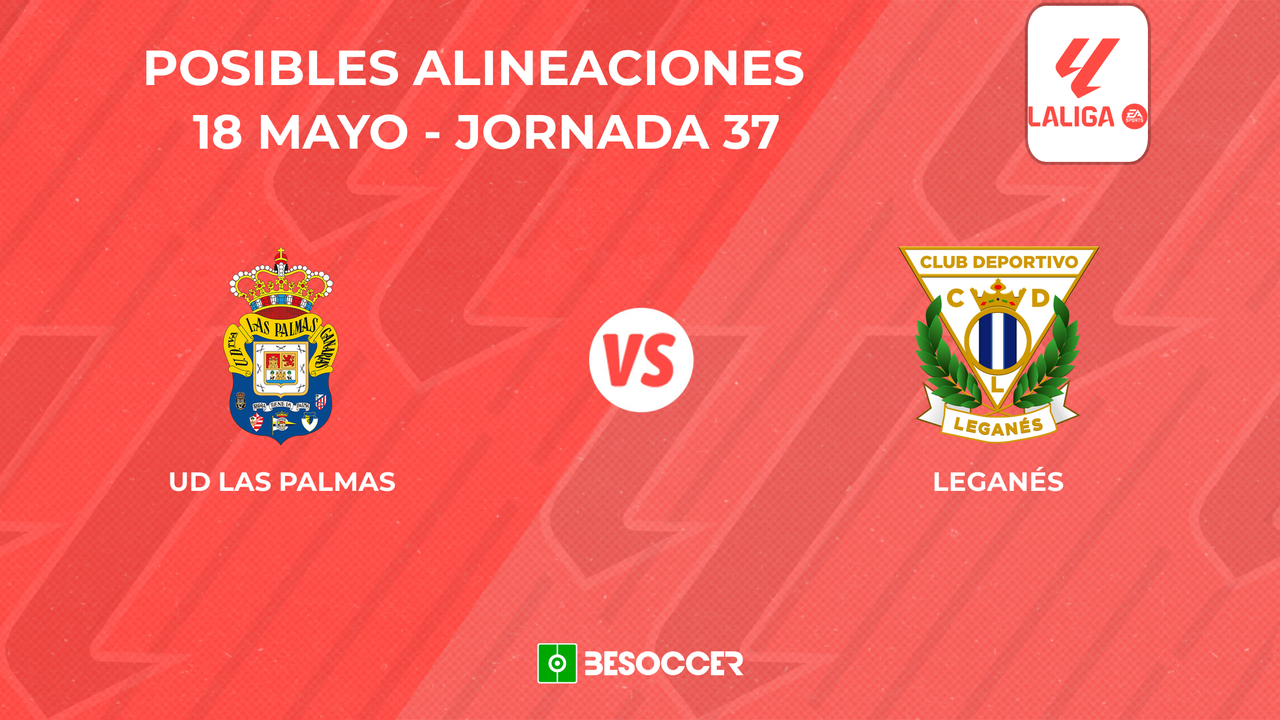 Posibles onces del Las Palmas vs. Leganés