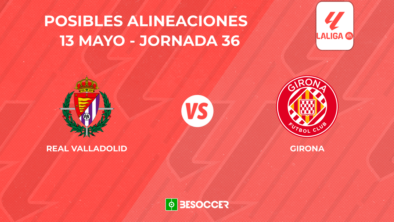 Posibles onces del Real Valladolid vs. Girona