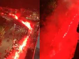 San Paolo da brividi prima della gara. ESPN