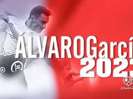 Álvaro García, nouveau joueur du Rayo. Twitter/RayoVallecano