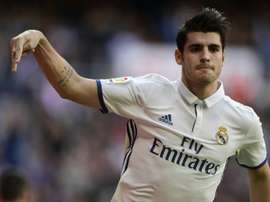 Morata scored the opener within the first minute of the match. AFP