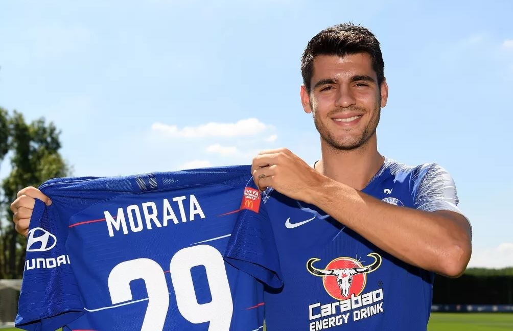 Maillot Extérieur Chelsea Álvaro Morata Maillot Extérieur Chelsea Álvaro Morata