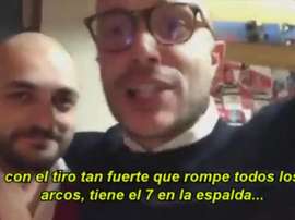 Andrea Paluzzi já criou uma música para Cristiano Ronaldo. SportsCenter