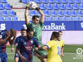 Andrés Fernández, feliz por el empate. LaLiga