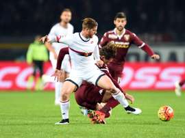 Ansaldi in action for Genoa. GenoaCFC
