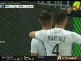 Gonçalves, auteur d'une frappe sublime. Capture/ESPN2