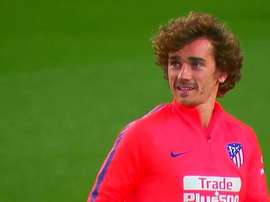 Le Camp Nou a reçu Griezmann avec des sillfets. Capture/Movistar