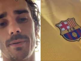 Griezmann est revenu sur son premier but catalan. Capturas/FCBarcelona