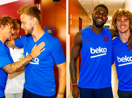 Griezmann é recebido de braços abertos. FCBarcelona