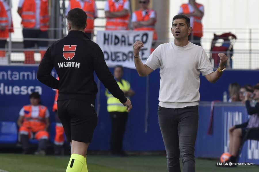 Antonio Hidalgo y el Huesca separarán sus caminos