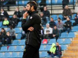 Antonio Moreno habló para los medios del club. Twitter/cfhercules