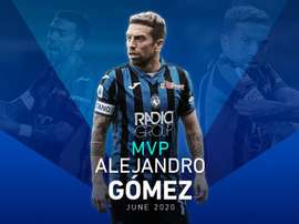 Papu Gómez, eleito o melhor jogador de junho na Serie A. Twitter/SerieA