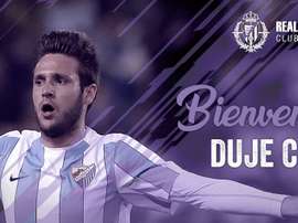 Duje Cop est un joueur de Valladolid. Twitter/Realvalladolid