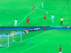 Aristeguieta abrió la lata. Captura/WinSports