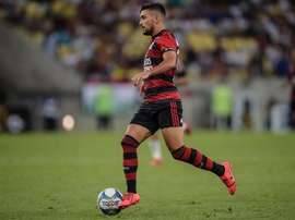 Os onzes iniciais de Flamengo e Volta Redonda. Twitter @GiorgiandeA