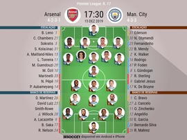 Arsenal e Manchester City se enfrentam hoje pela 17ª rodada da Premier League. BeSoccer