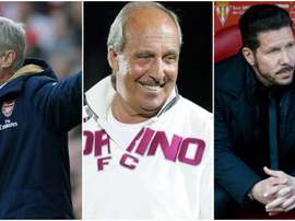 Arsène Wenger, Giampiero Ventura et Diego Pablo Simeone. BeSoccer