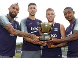 Los fichajes del Barcelona se presentan ante su afición. FCBarcelona