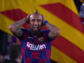 Vidal se defende de fake news. Captura/MovistarLigadeCampeones